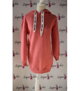 Vestido sudadera con capucha. Varias tallas disponibles y colores.
